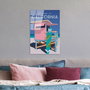 Wallity Cuadro decorativo de vidrio templado Multicolor 30 x 45 cm